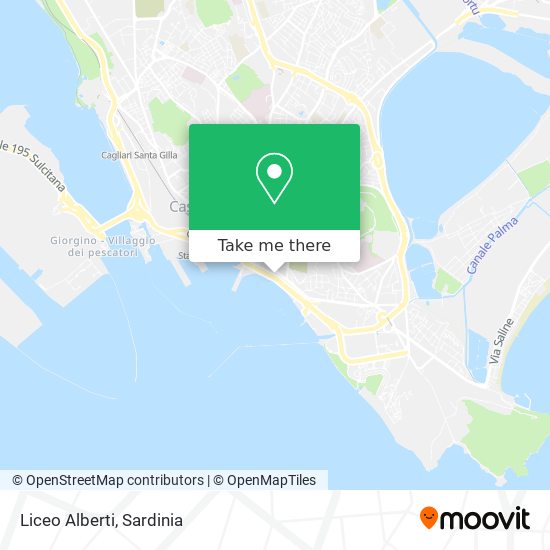 Liceo Alberti map