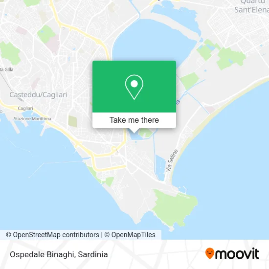Ospedale Binaghi map