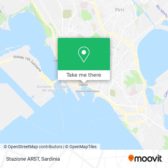 Stazione ARST map