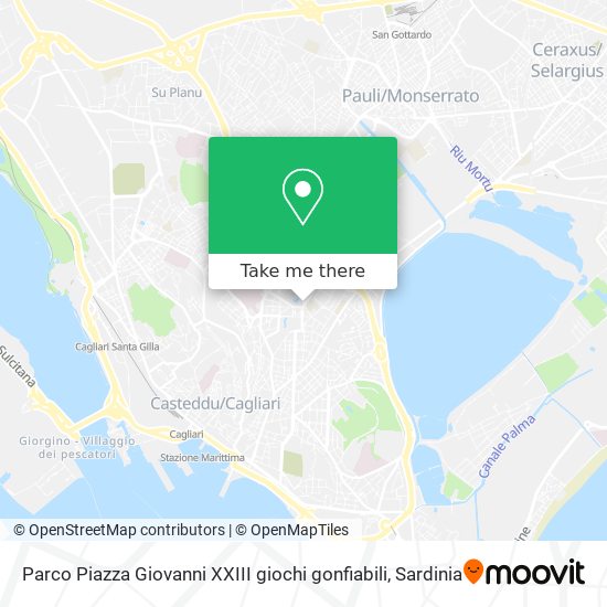 Parco Piazza Giovanni XXIII giochi gonfiabili map