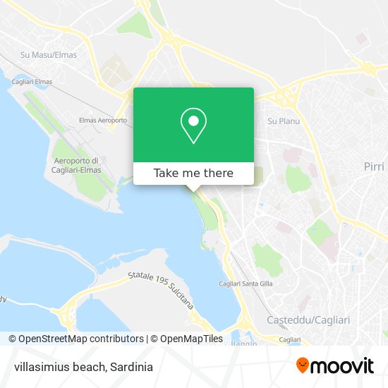 villasimius beach map