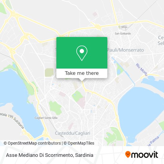 Asse Mediano Di Scorrimento map