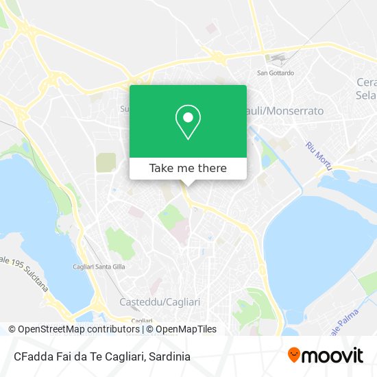 CFadda Fai da Te Cagliari map