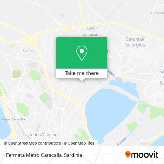 Fermata Metro Caracalla map