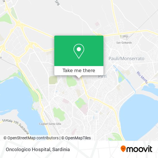 Oncologico Hospital map