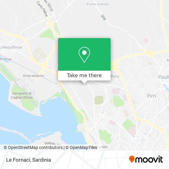 Le Fornaci map