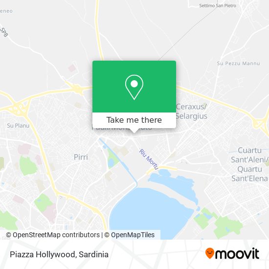 Piazza Hollywood map