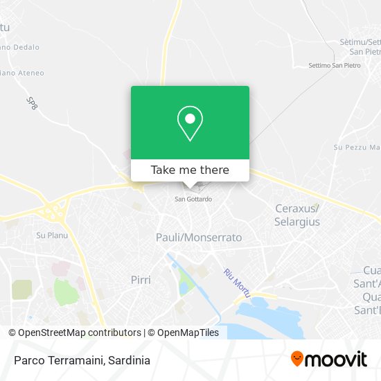 Parco Terramaini map