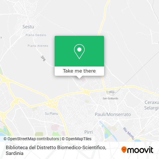 Biblioteca del Distretto Biomedico-Scientifico map