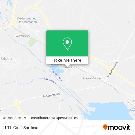 I.T.I. Giua map