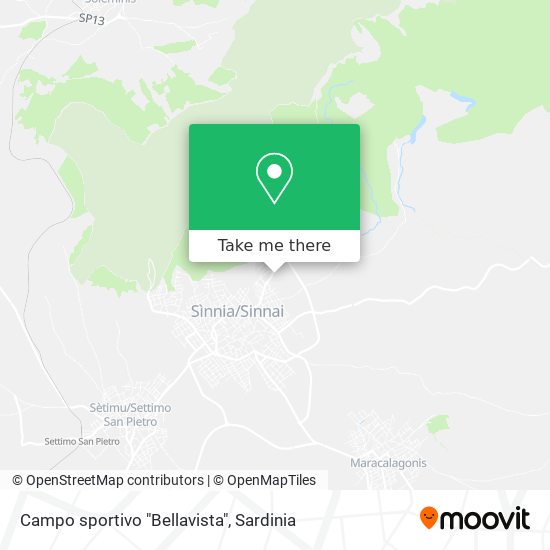 Campo sportivo "Bellavista" map