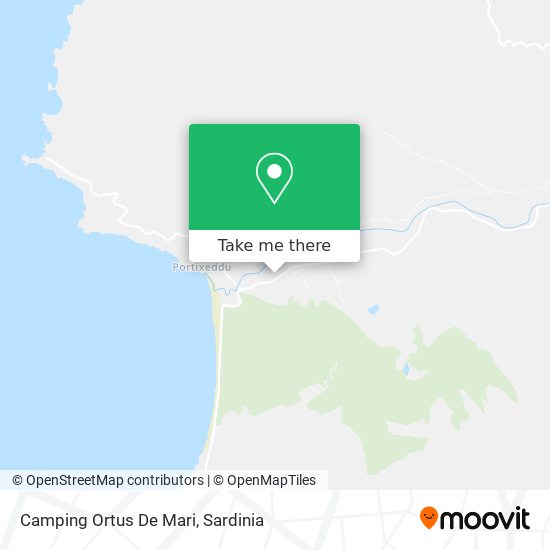 Camping Ortus De Mari map