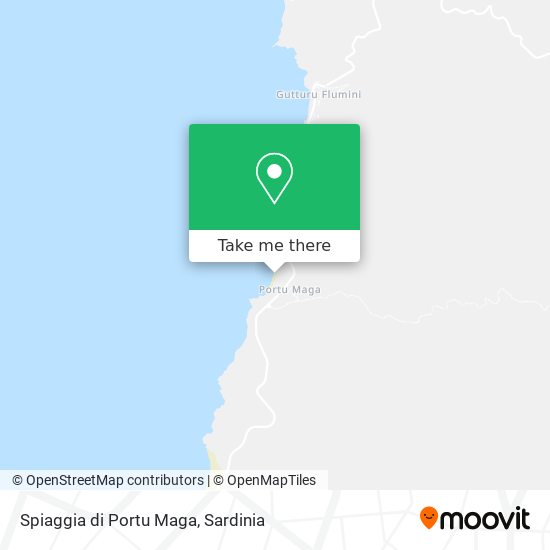 Spiaggia di Portu Maga map