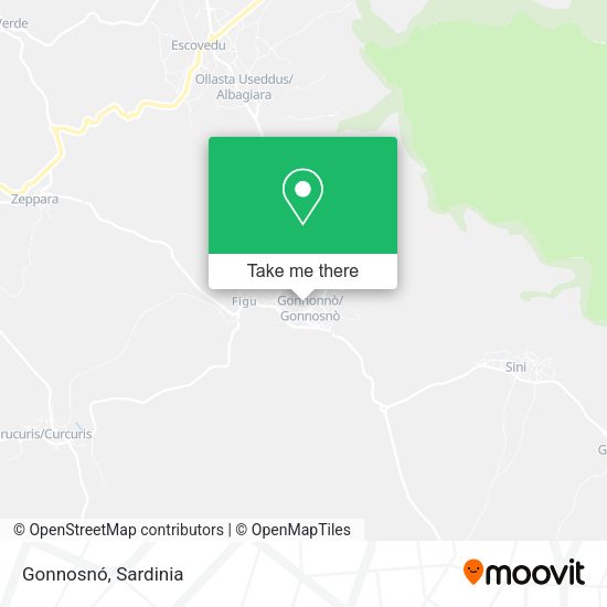 Gonnosnó map