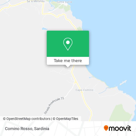 Comino Rosso map