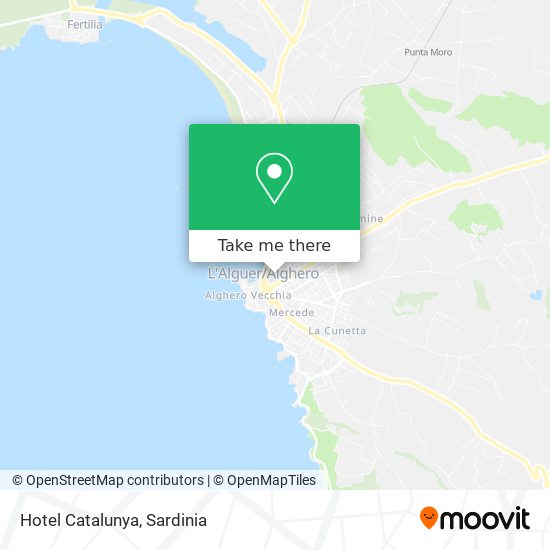 Hotel Catalunya map