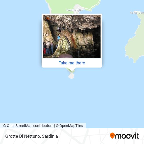 Grotte Di Nettuno map