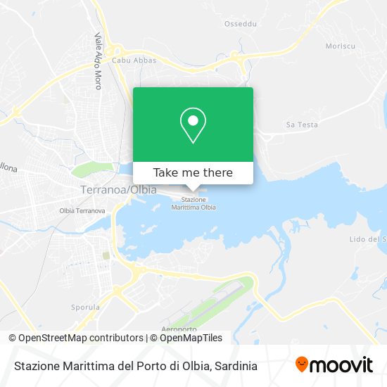 Stazione Marittima del Porto di Olbia map