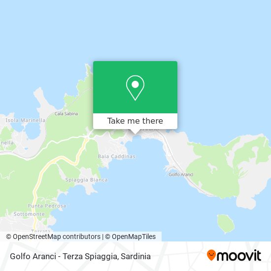 Golfo Aranci - Terza Spiaggia map