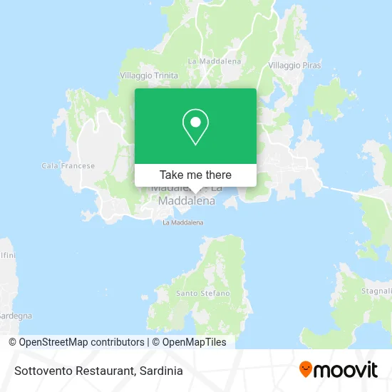 Sottovento Restaurant map