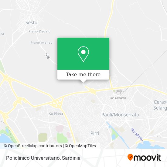 Policlinico Universitario map