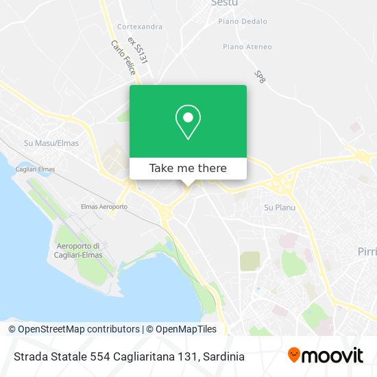 Strada Statale 554 Cagliaritana 131 map