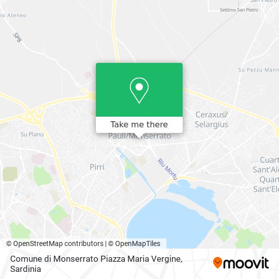 Comune di Monserrato Piazza Maria Vergine map