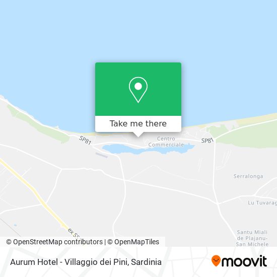 Aurum Hotel - Villaggio dei Pini map