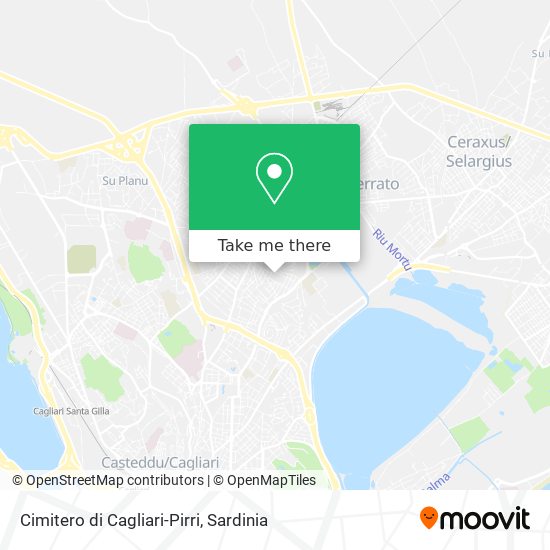 Cimitero di Cagliari-Pirri map