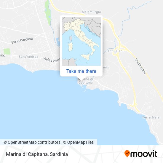 Marina di Capitana map