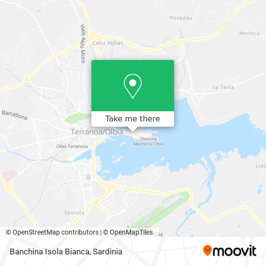 Banchina Isola Bianca map