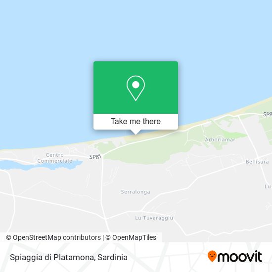 Spiaggia di Platamona map