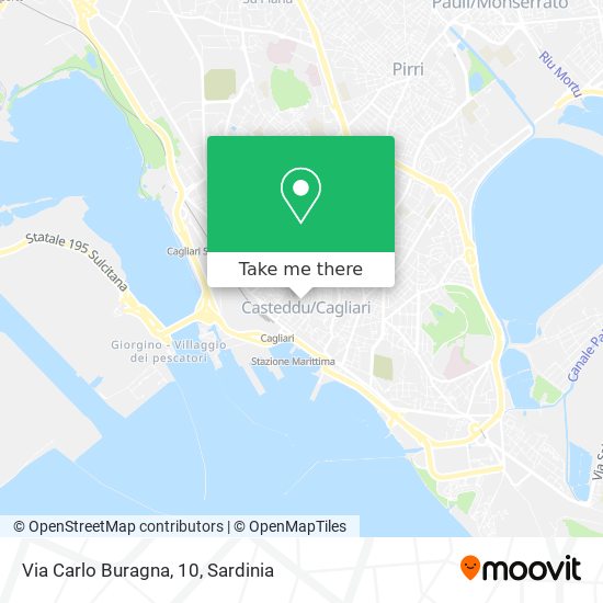 Via Carlo Buragna, 10 map
