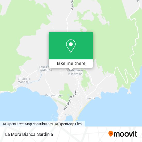 La Mora Bianca map