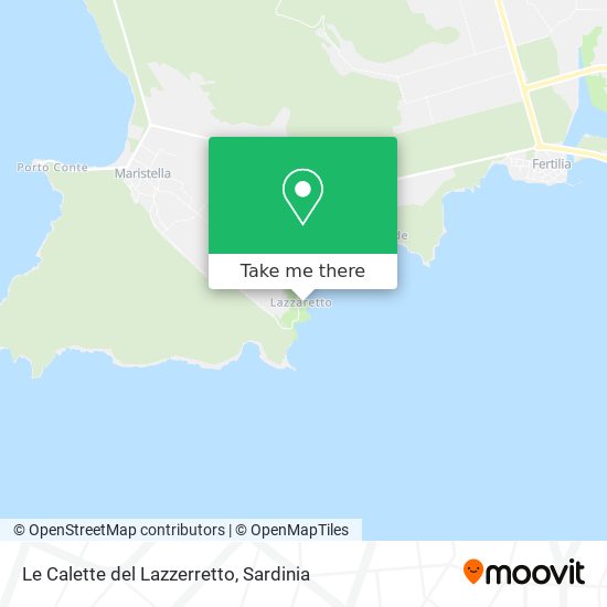 Le Calette del Lazzerretto map
