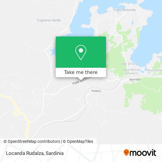 Locanda Rudalza map