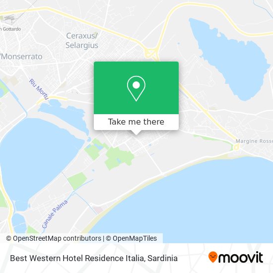 Best Western Hotel Residence Italia map