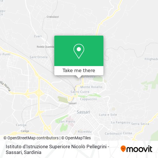 Istituto d'Istruzione Superiore Nicolò Pellegrini - Sassari map