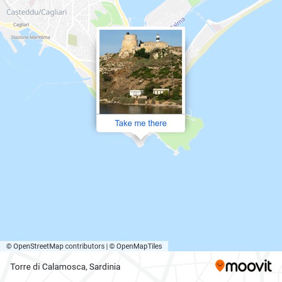 Torre di Calamosca map
