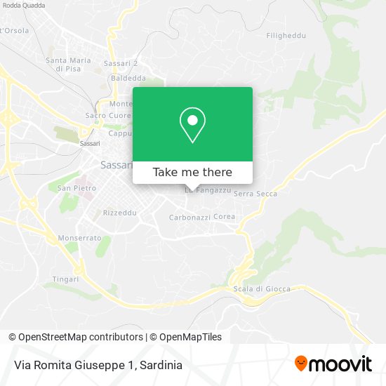 Via Romita Giuseppe 1 map