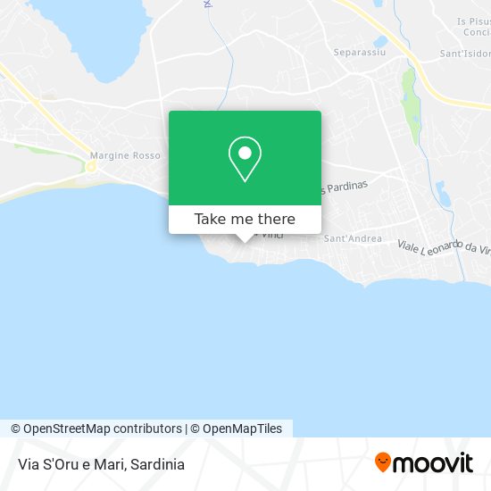 Via S'Oru e Mari map