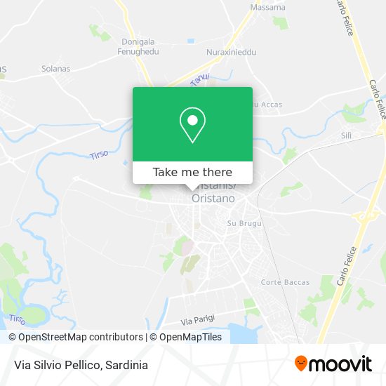 Via Silvio Pellico map