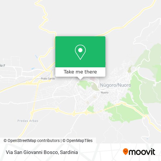 Via San Giovanni Bosco map