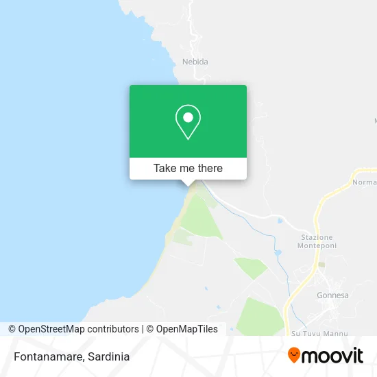Fontanamare map