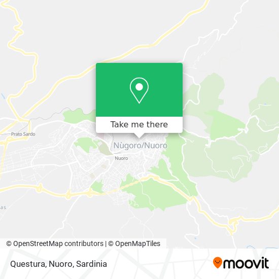 Questura, Nuoro map