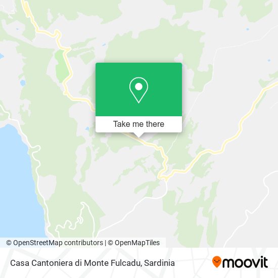 Casa Cantoniera di Monte Fulcadu map