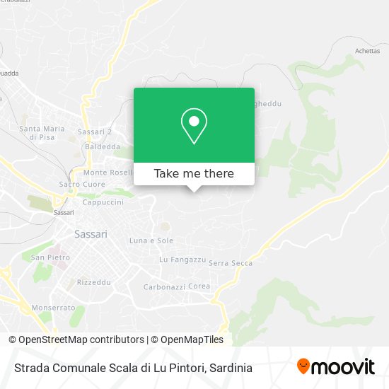 Strada Comunale Scala di Lu Pintori map