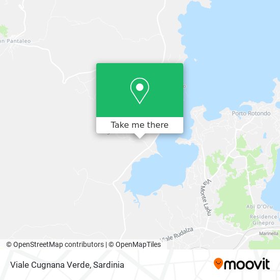 Viale Cugnana Verde map
