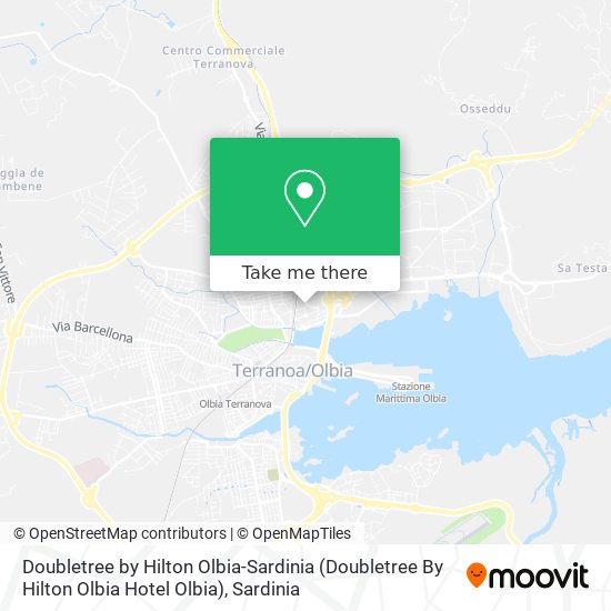 Doubletree by Hilton Olbia-Sardinia (Doubletree By Hilton Olbia Hotel Olbia) map