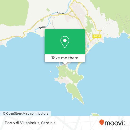 Porto di Villasimius map